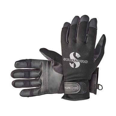 Scubapro Tropic 1.5 mm Glove, Color: Black/Gray, Size: 2X-Large