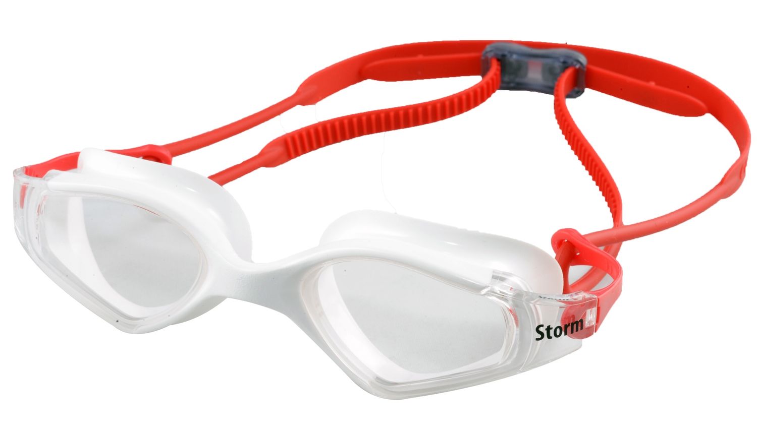 Storm Bluefin Fitness Swim Goggle, Color: Clear/White/Clear