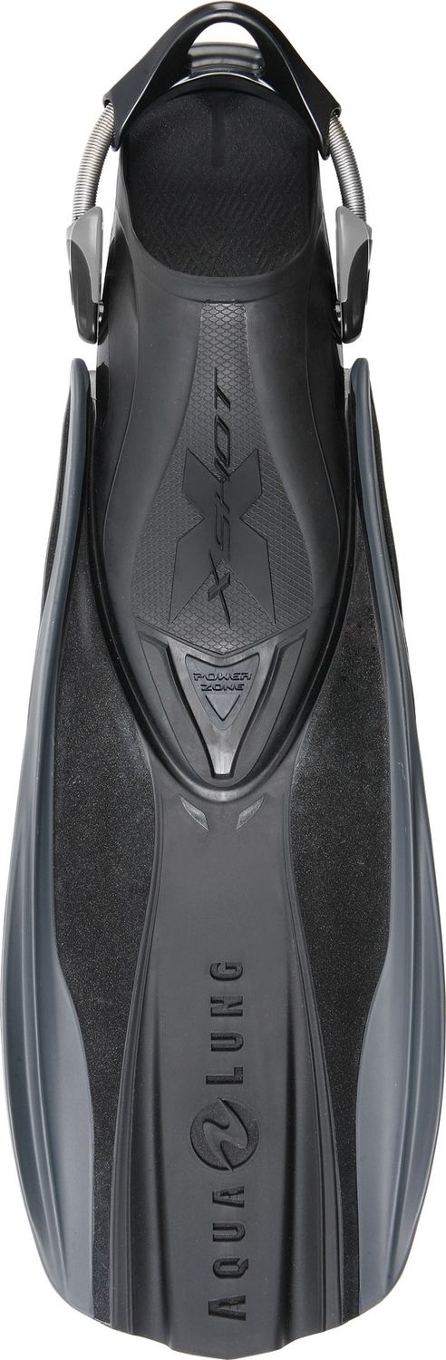 Aqua Lung X Shot Adjustable Strap Fins (NLA), Color: Black, Size: Small
