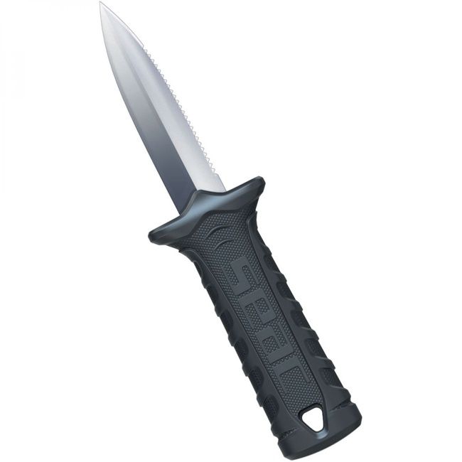 SEAC Samurai Tactical Dive Knife, Color: Black