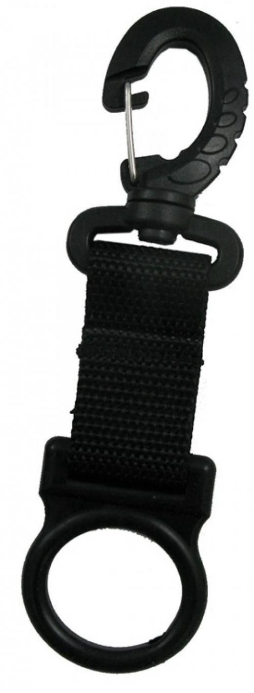 Storm Octopus Retainer for Scuba Regulator Octopus / Black, Color: Black