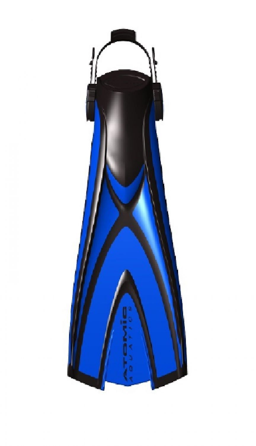 Atomic X1 Fin, Color: Blue, Size: Small