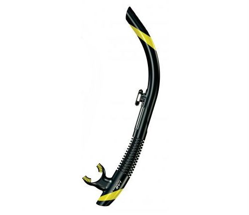 Atomic SV1 Flex Scuba Diving Snorkel, Color: Black/Lavender