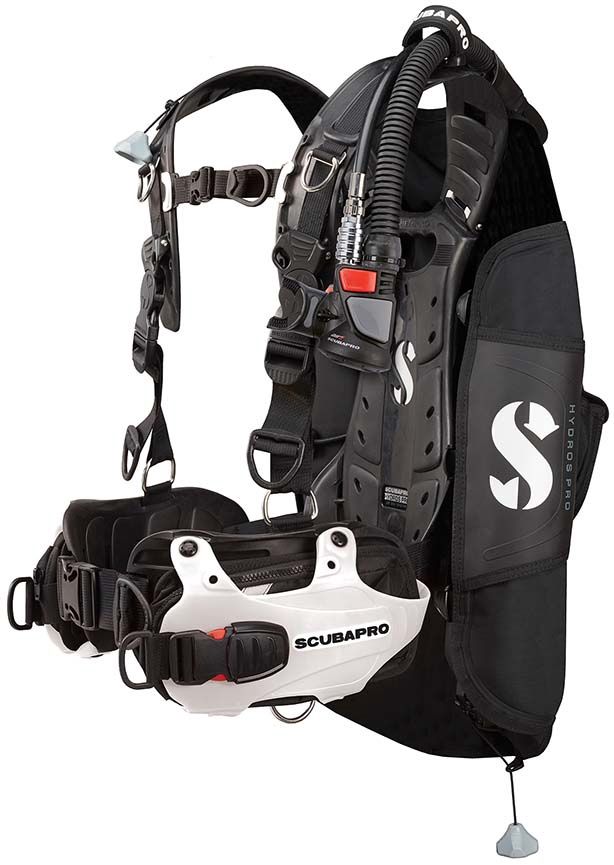 Scubapro Hydros Pro w/AIR2, Women's (White), Size: X-Small/Small
