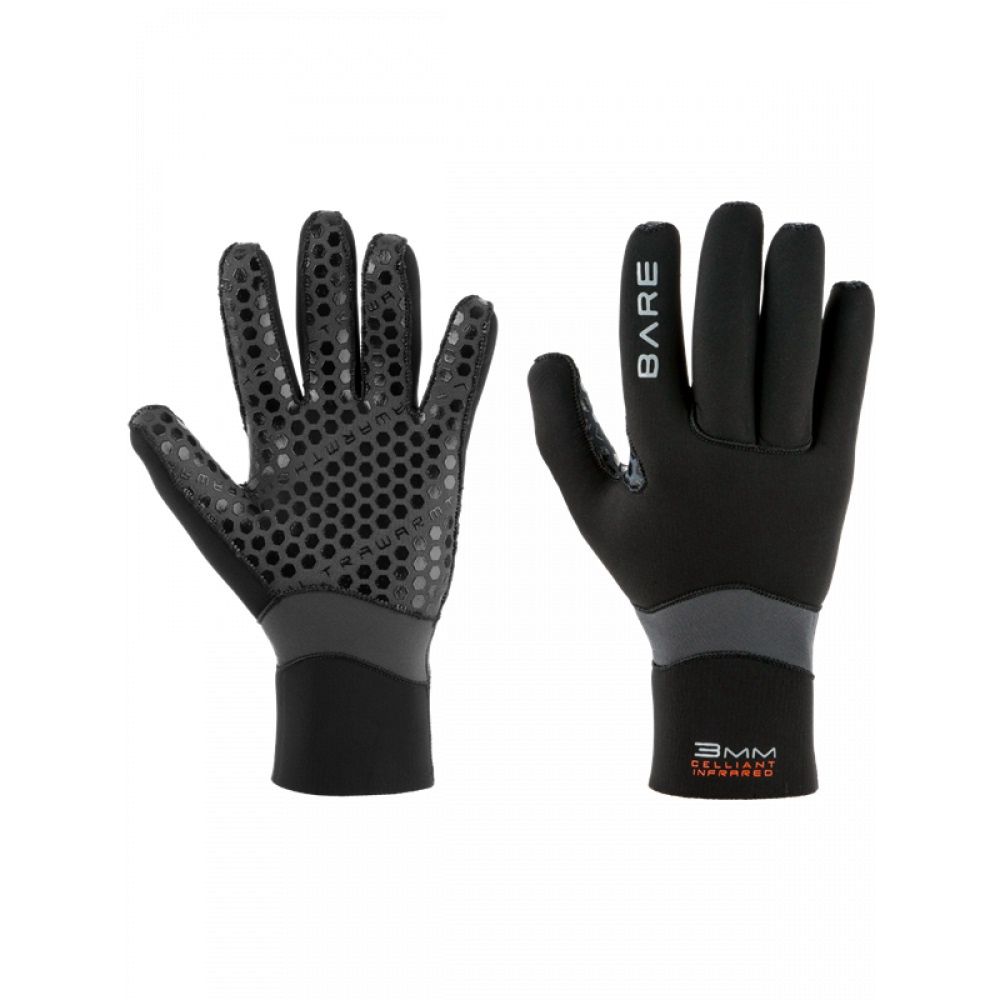 Bare 3mm Ultrawarmth Glove, Color: Black, Size: Small