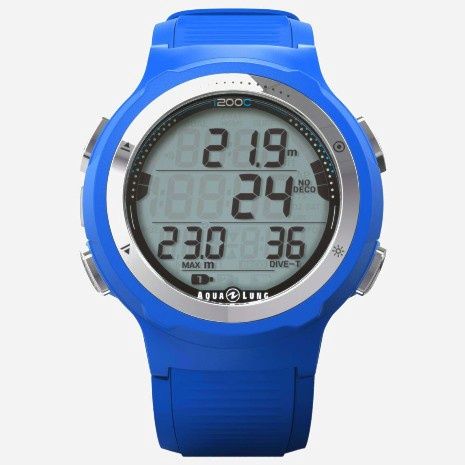 Aqua Lung i200C Wrist Dive Computer, Color: Blue
