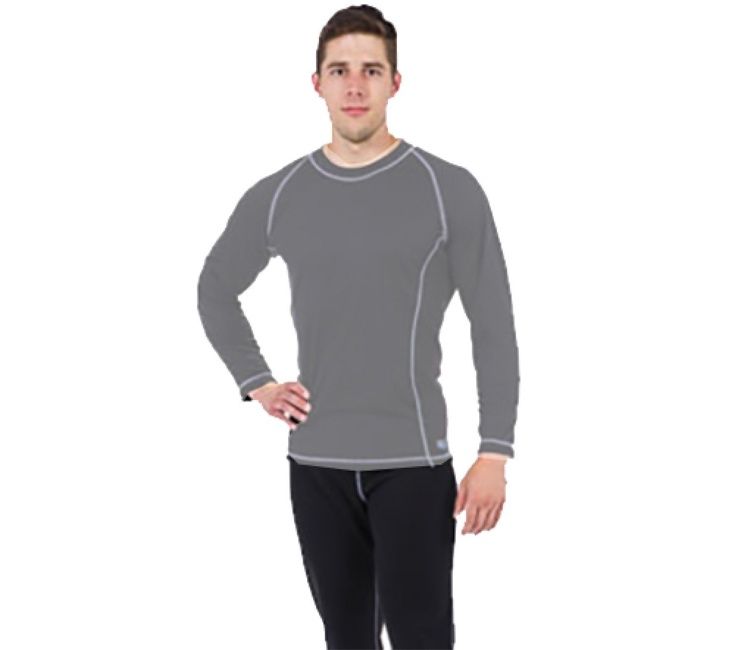 DUI Ecodivewear Base Layer Pants Mens - Black/Gray, Color: Black/Grey, Size: Small