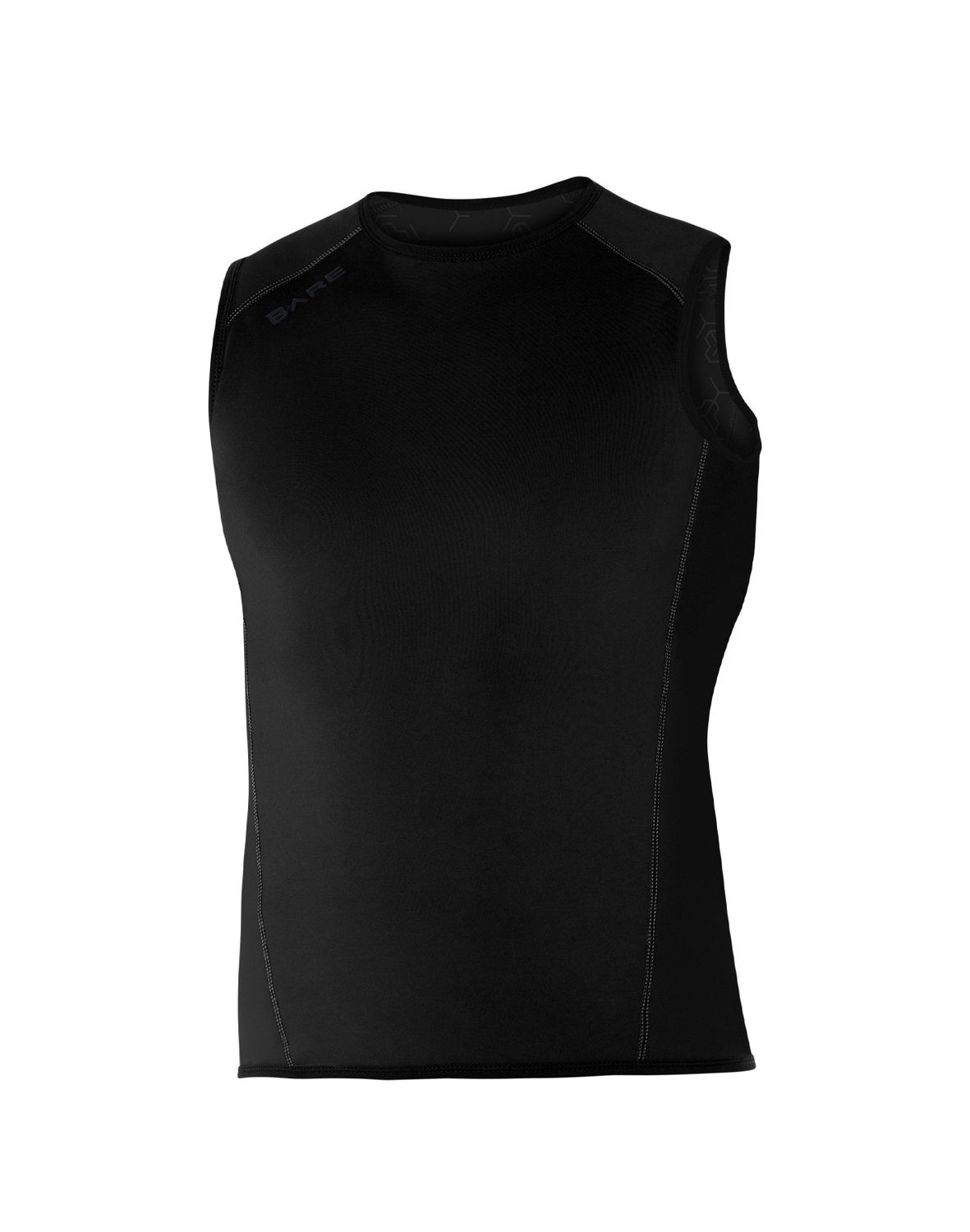 Bare Exowear Unisex Vest - Black, Color: Black, Size: 2X-Large