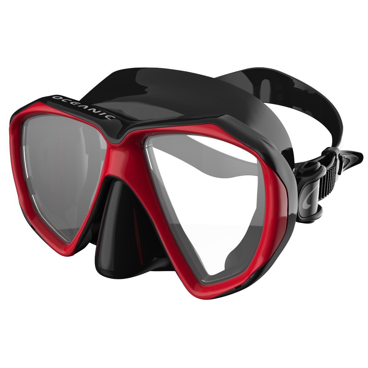 Oceanic Duo Mask, Color: Black/Red