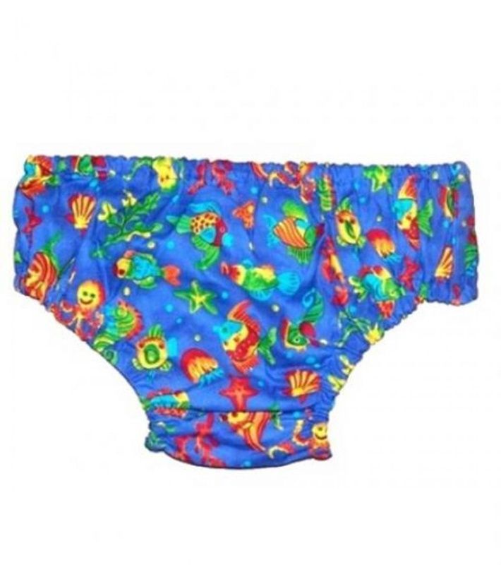 Swimsuit Diapers Machine Washable, Color: Blue, Size: Small