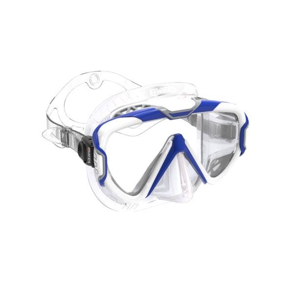 Mares Pure Wire Scuba Mask, Color: Blue/Clear