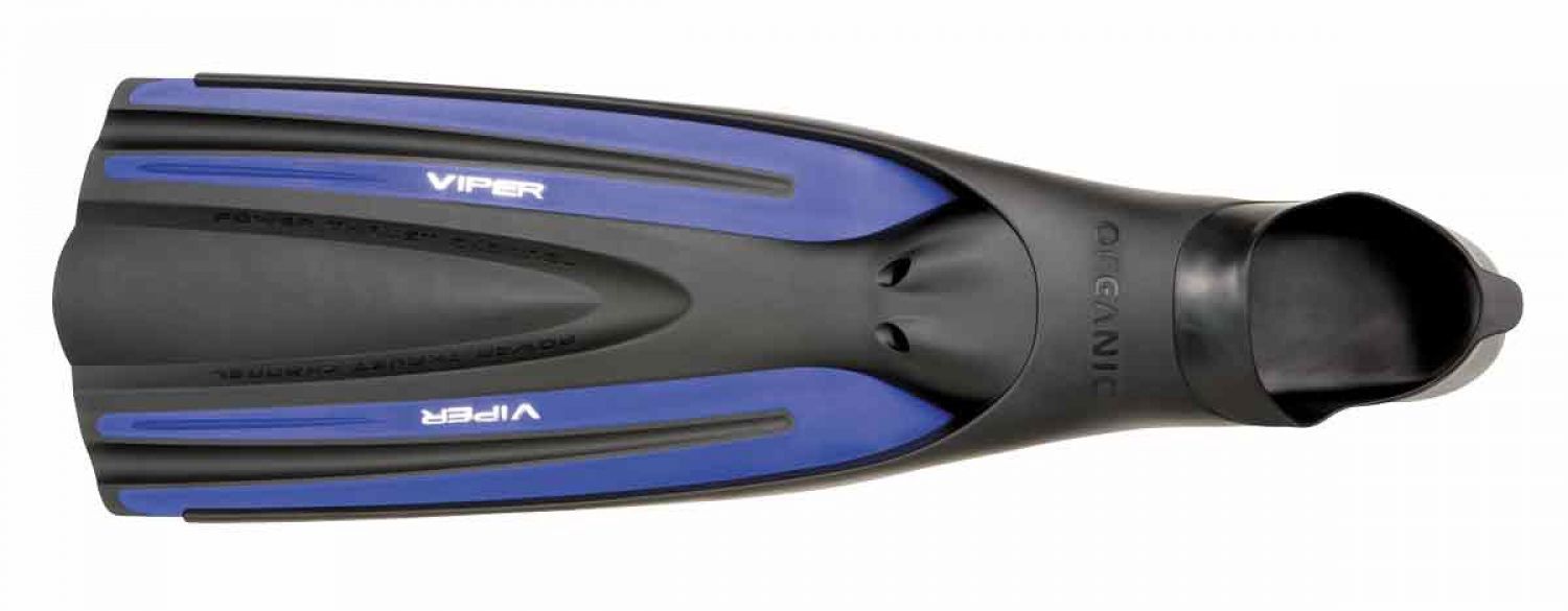 Oceanic Viper Full Foot Diving Fin, Color: Blue, Size: XX-Small