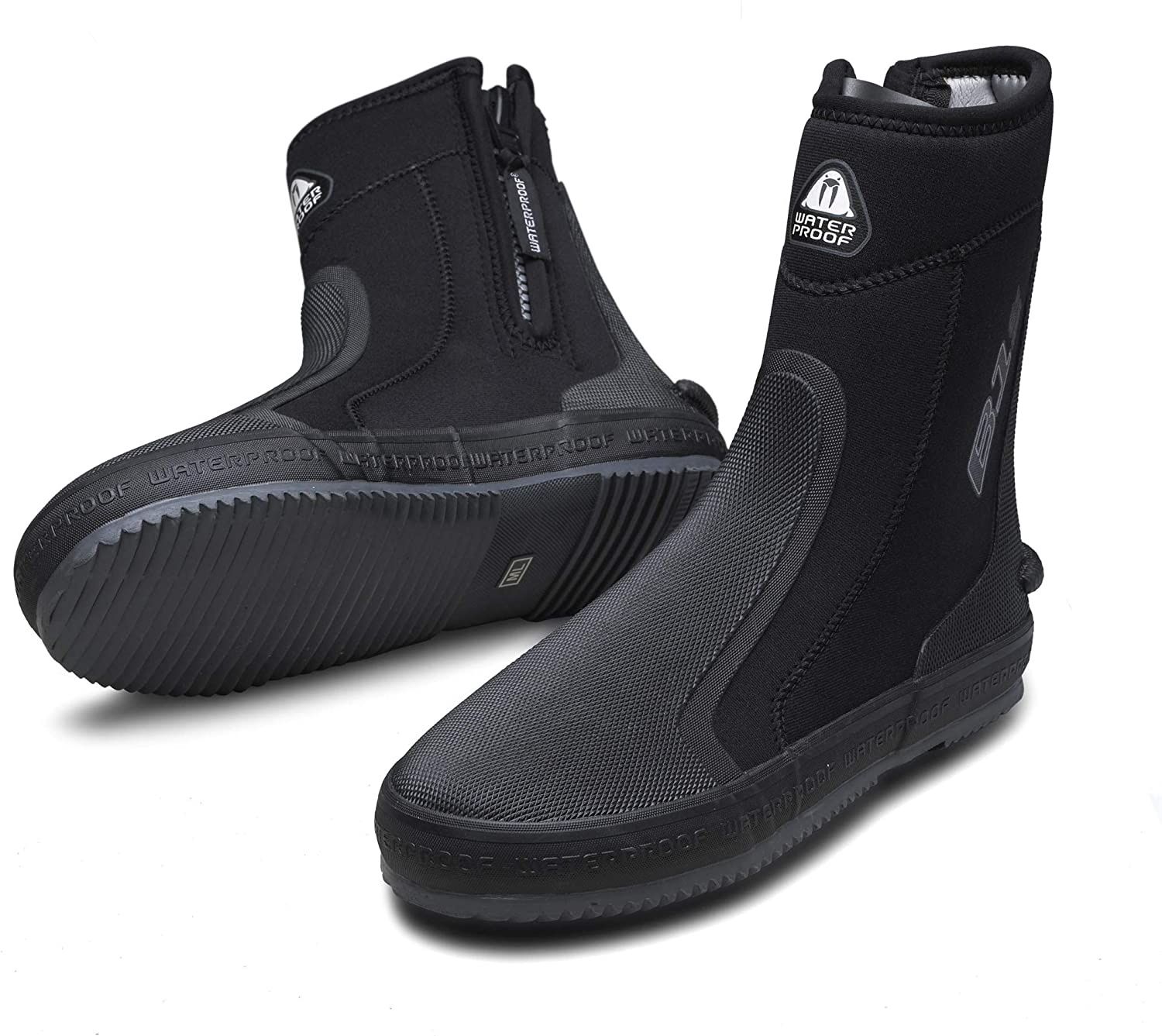 Waterproof B1 6.5mm Neoprene Boots (NLA), Color: Black, Size: 2X-Small