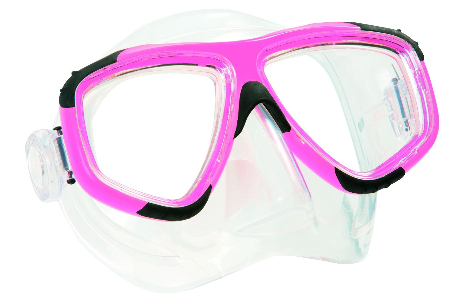 OceanPro Europa Sport Scuba and Snorkeling Mask, Color: Pink/Clear