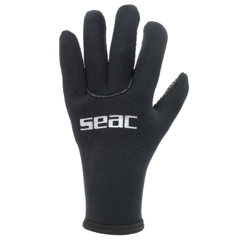 SEAC 3mm Comfort Gloves, Color: Black, Size: Small