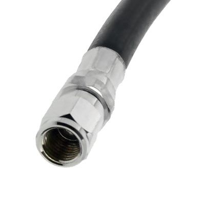 HIGH-PRESSURE HOSE, Color: BLACK, Size: 42IN