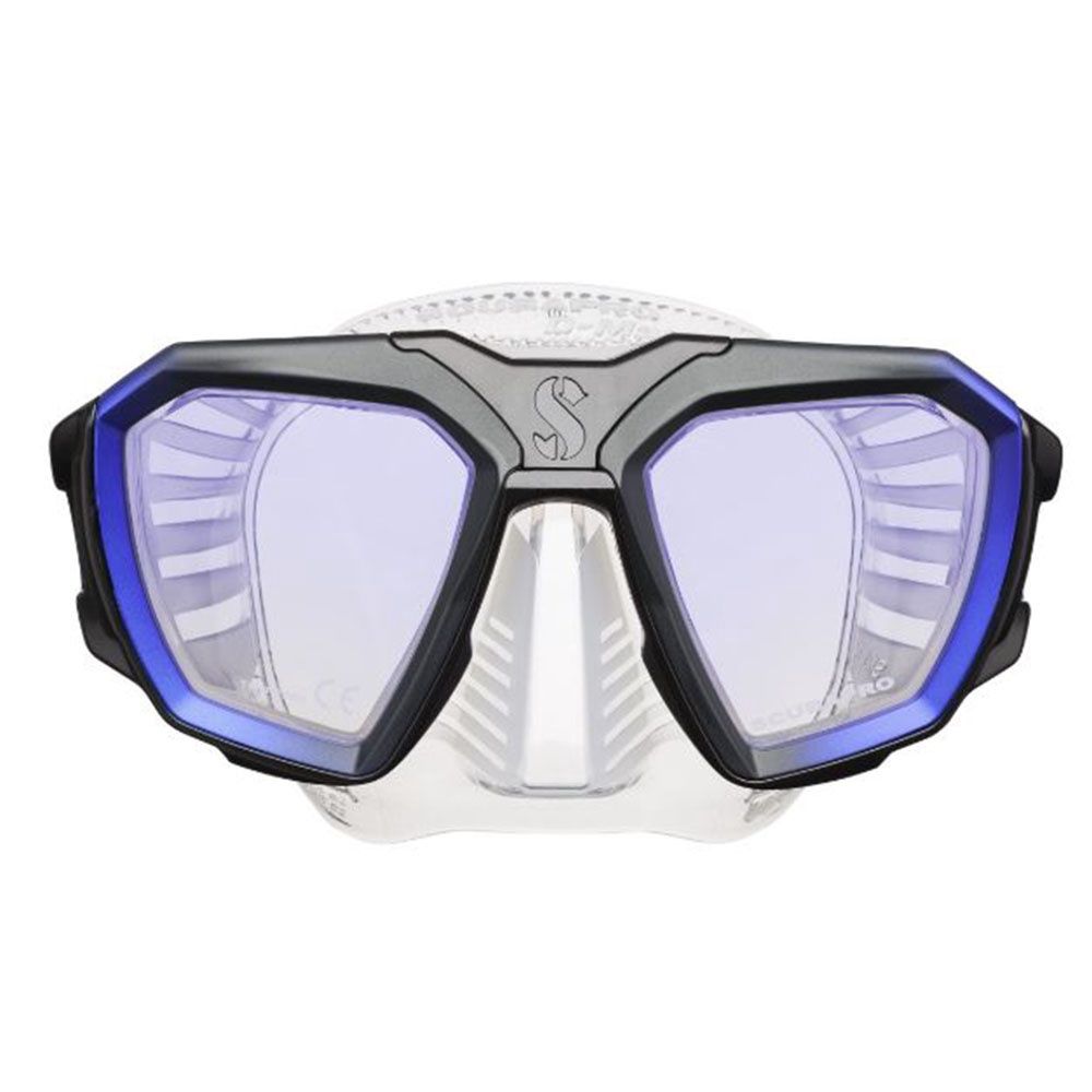 Scubapro D-Mask, Color: Blue/Clear, Size: Small