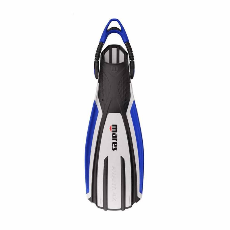 Mares Avanti 4X Fins, Color: White/Black/Blue, Size: XSmall