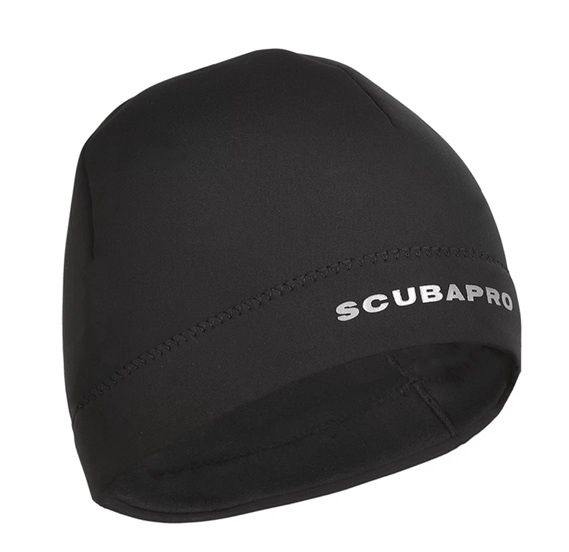 Scubapro 2mm Neoprene Beanie, Color: Black, Size: Large/X-Large