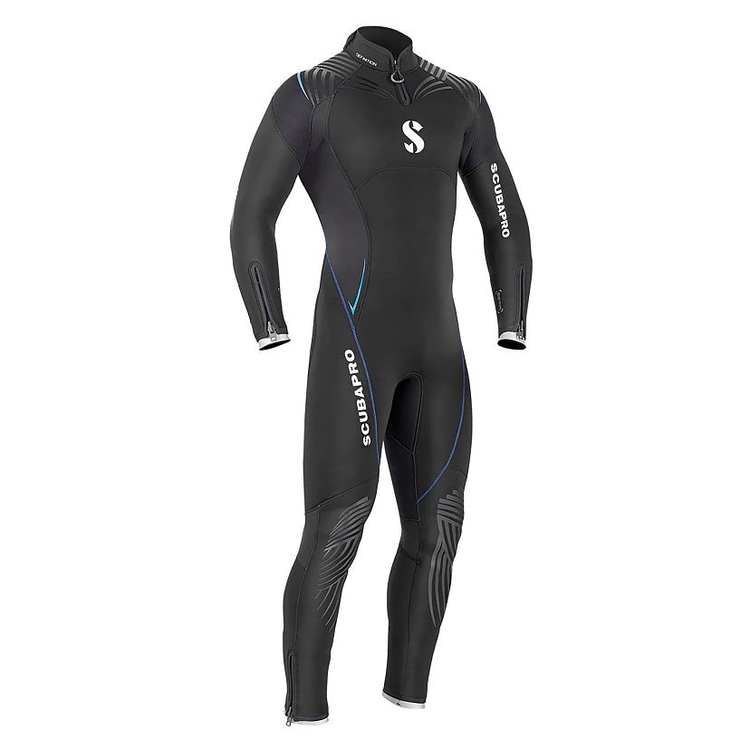 Scubapro Men's 5mm Definition Steamer Wetsuit - Black/Blue, Size: 3X-Large