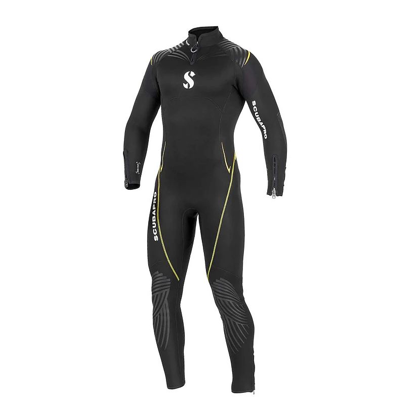 Scubapro Men's 3mm Definition Steamer Wetsuit - Black / Yellow, Size: 3X-Large