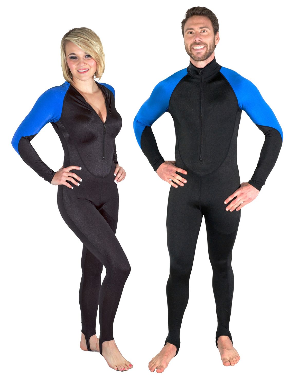 Storm Lycra Dive Skin - Black/Blue, Color: Black/Blue, Size: Small