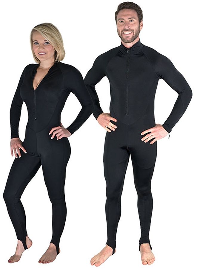 Storm Lycra Dive Skin - Black, Color: Black, Size: Small