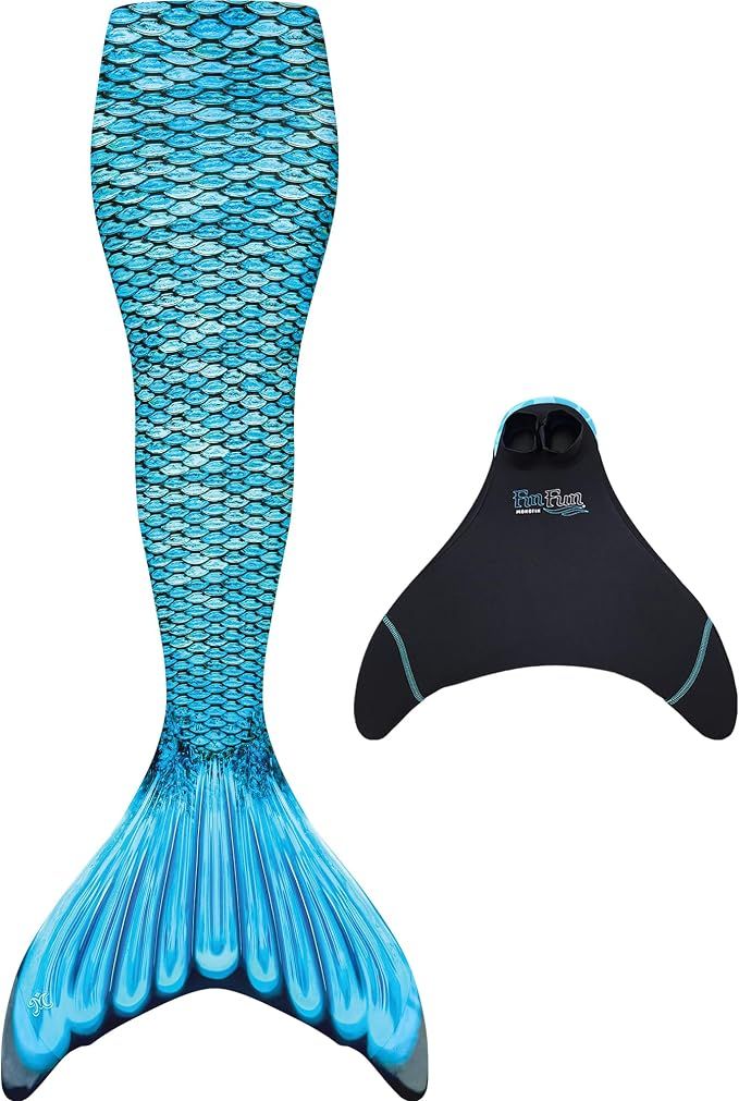 Fin Fun Tidal Teal Mermaid Tail - with Monofin (Z)