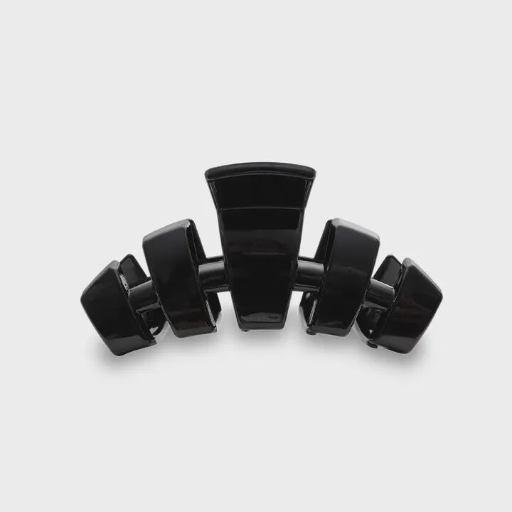 Classic Small Hair Clip, Color: Jet Black