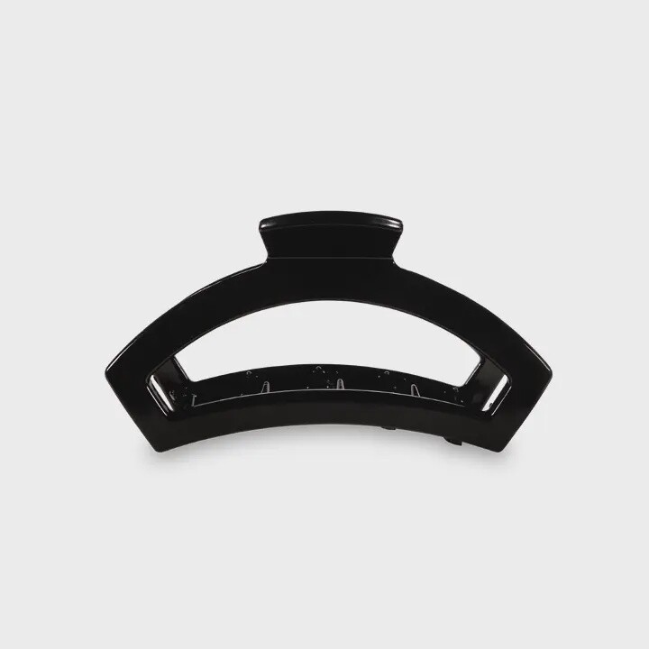 Open Small Hair Clip, Color: Jet Black