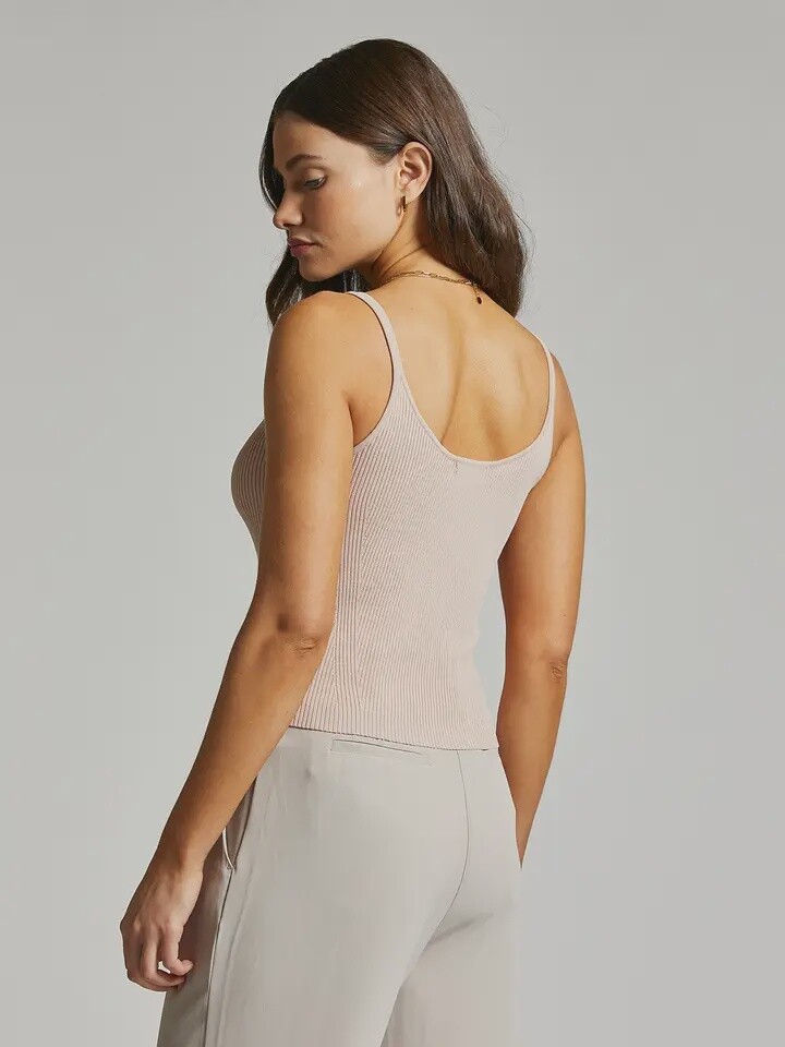 Pia Tank, Size: Small, Color: Grey Rose
