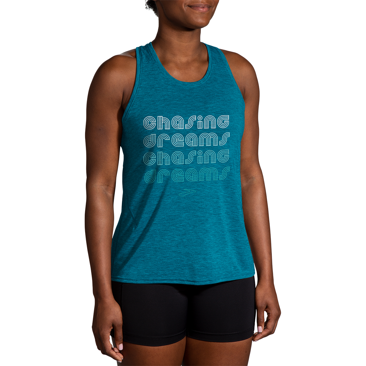 Distance Tank 2.0 htr - SALE - MSRP: $32, Size: Medium, Color: Lagoon/Chasing Dreams