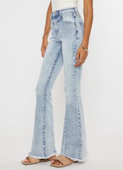 Liv KanCan Jeans - Hi Rise - Flare - Acid Wash