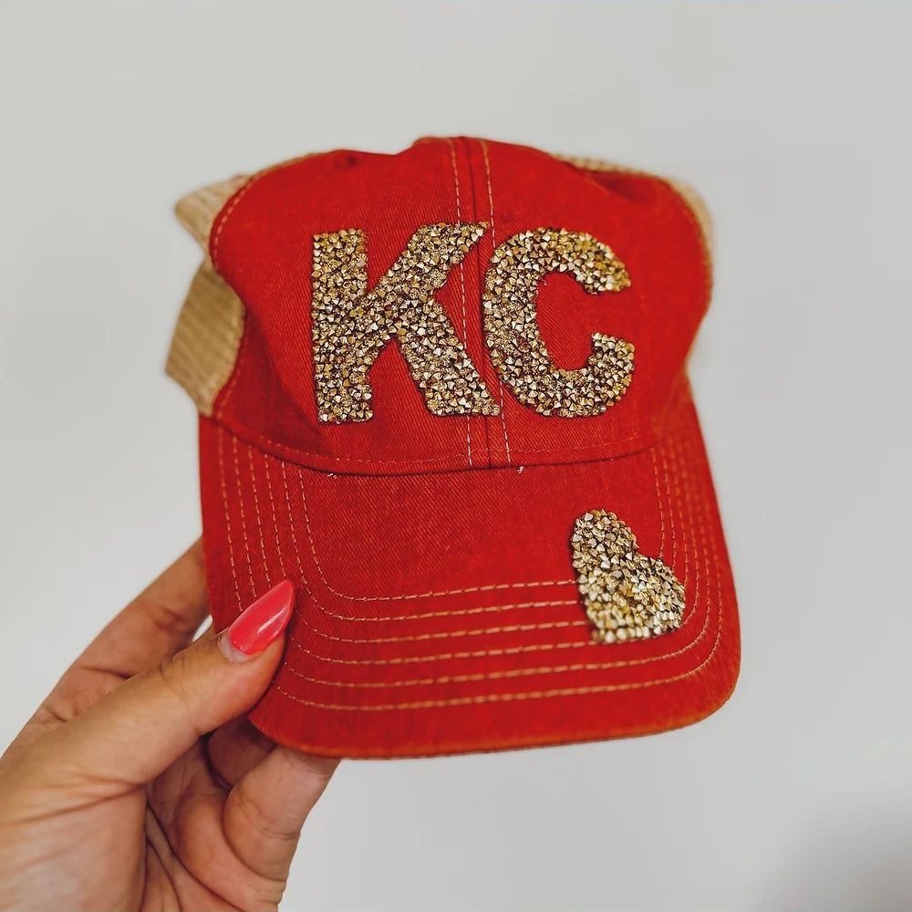 KC Gold Bling Hat
