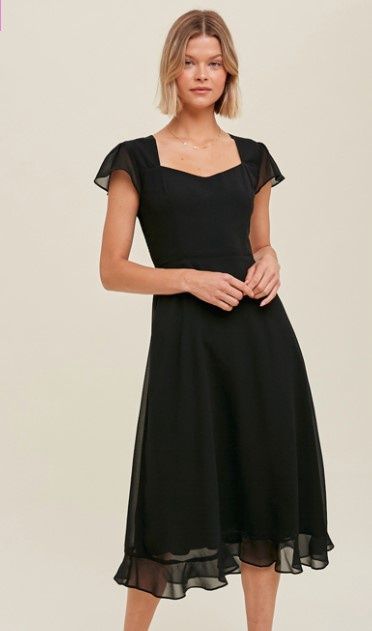 Sweetheart Midi Dress