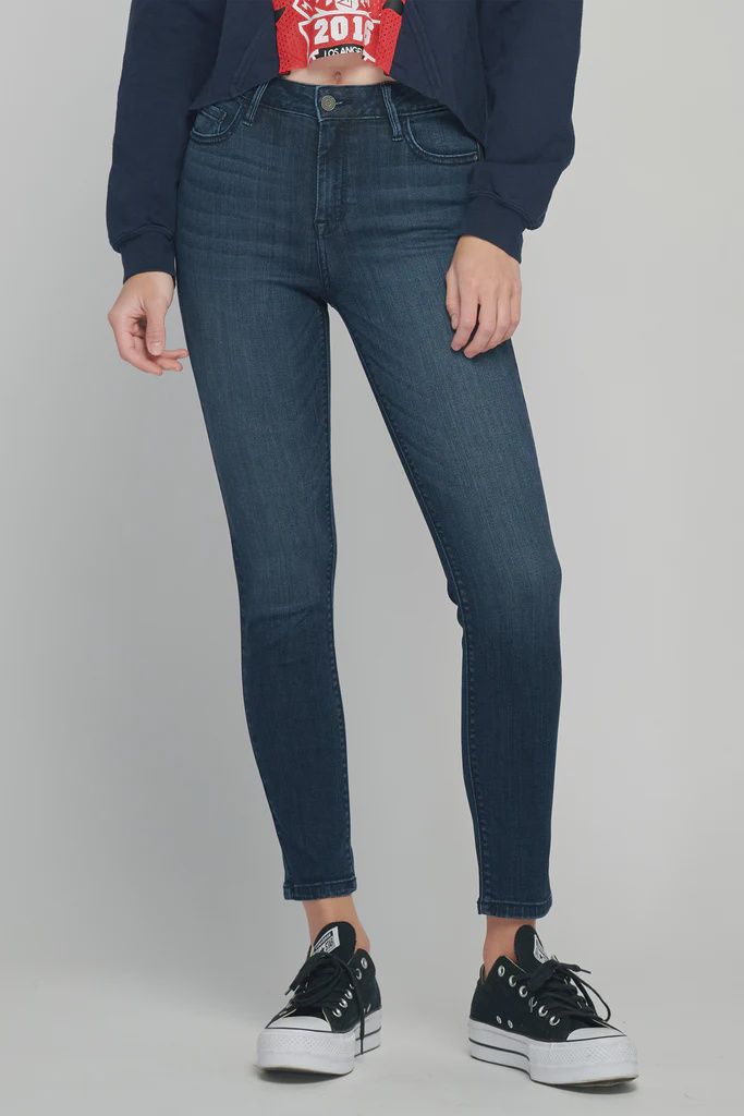 Amelia Mid Rise Skinny with Clean Cut Hem - SALE - MSRP: $80