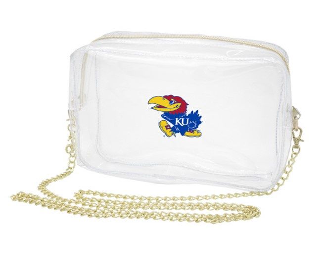 Clear KU Camera Crossbody Purse