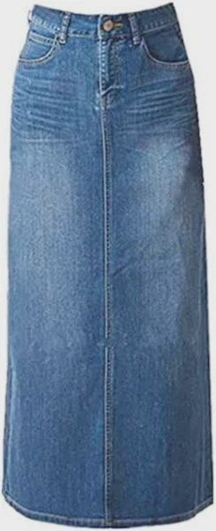 Peyton Maxi Denim Skirt