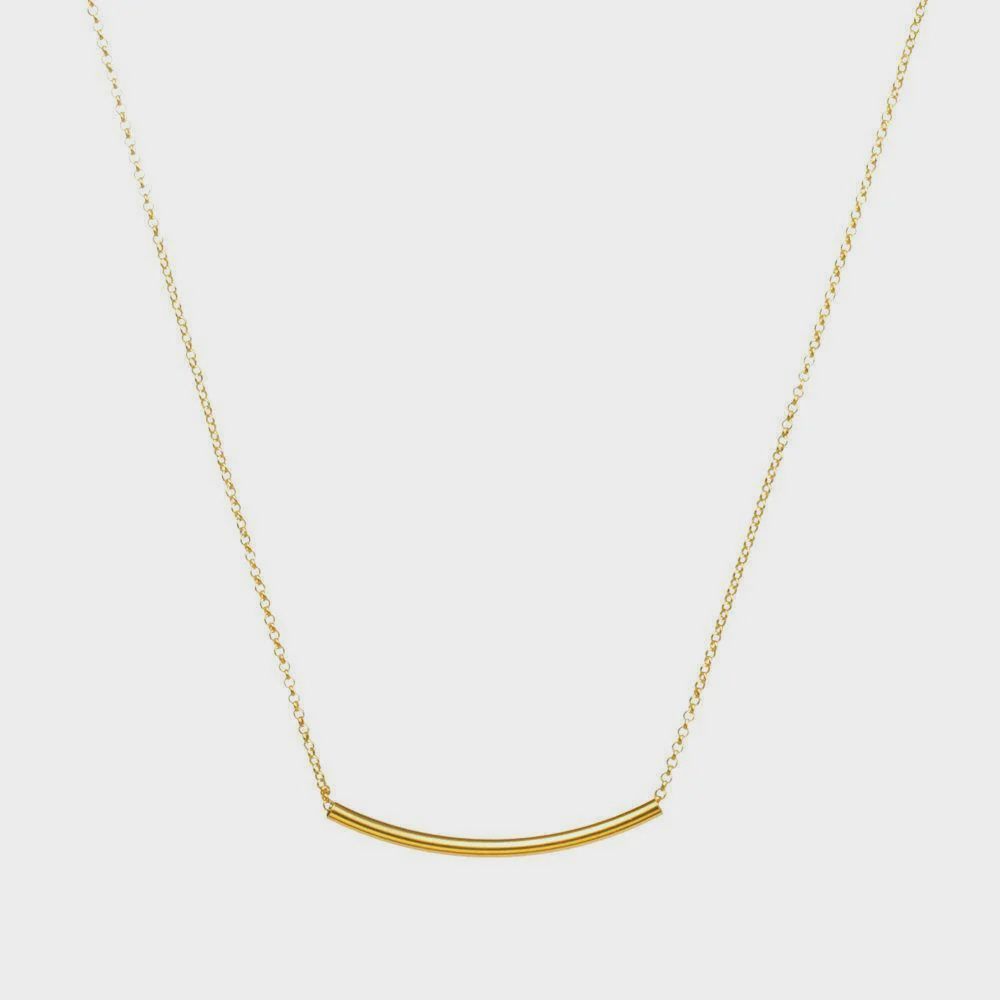 Balance Tube Bar Necklace