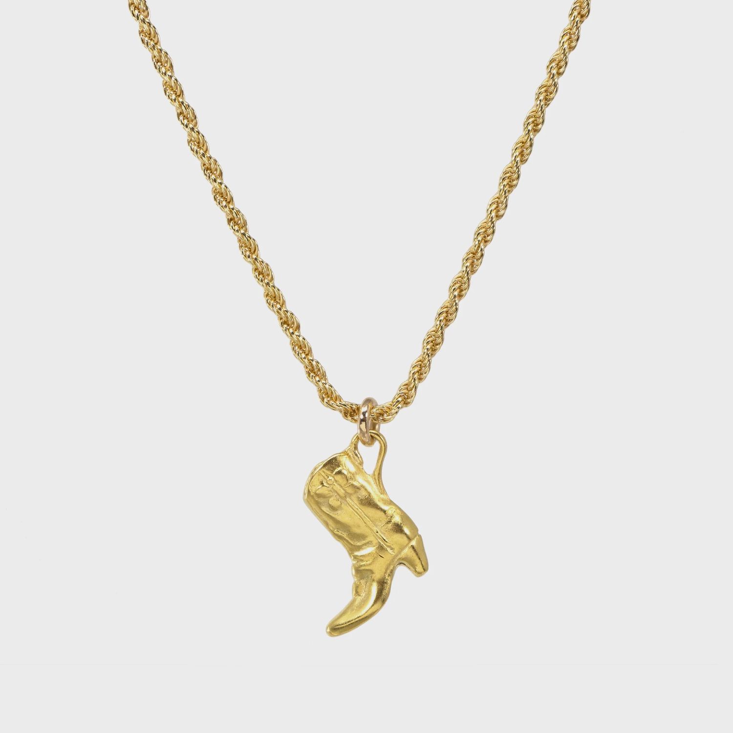 Kick ass necklace with dainty chain