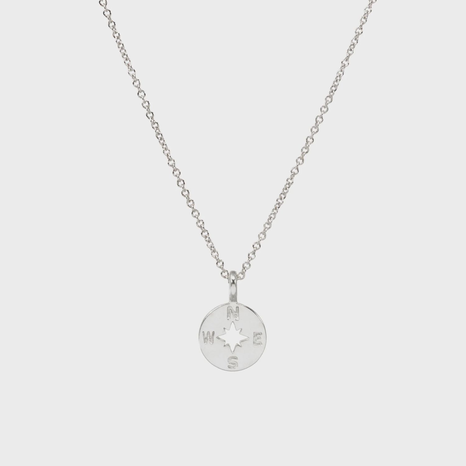 Trust In Your Journey Compass Necklace