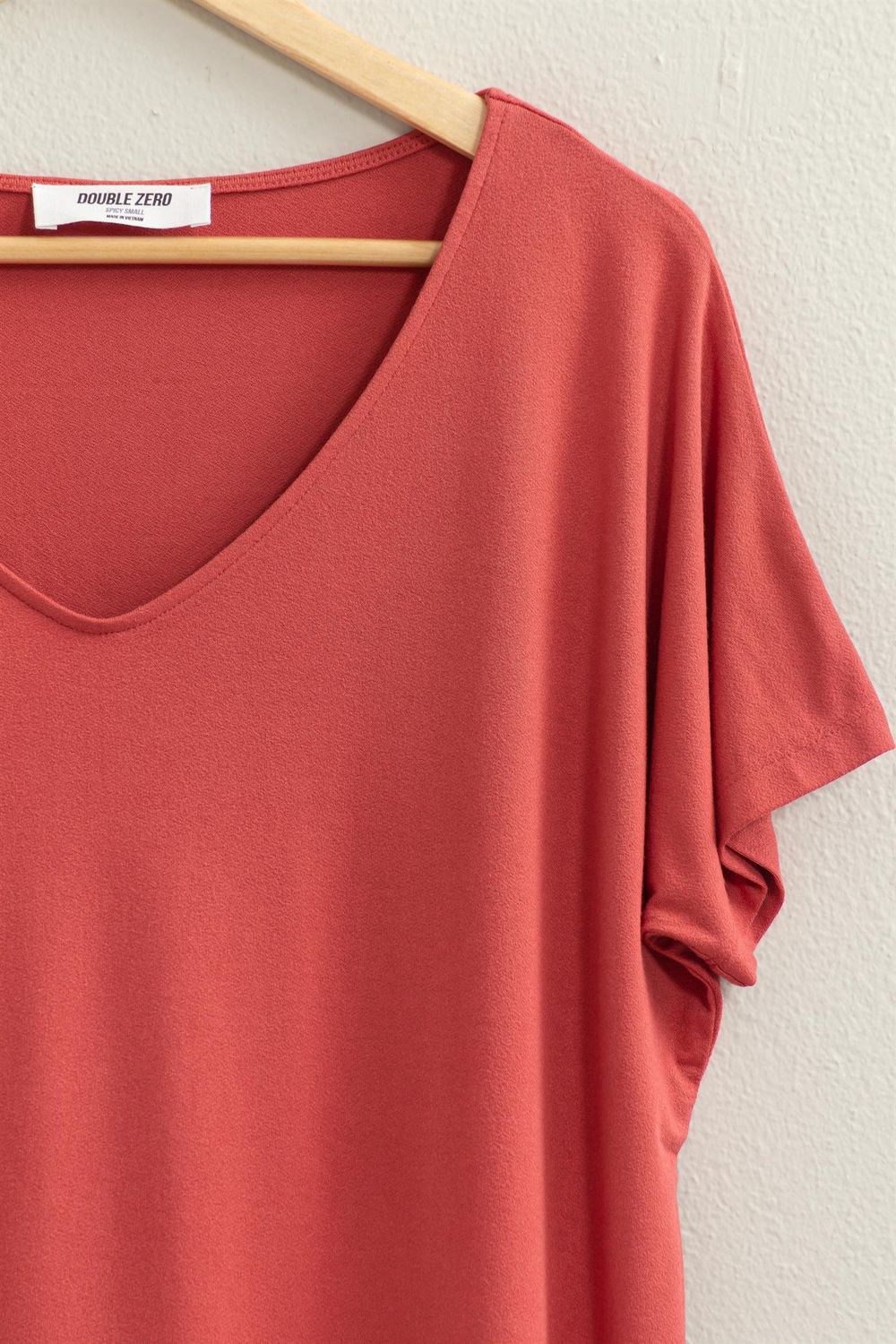 V-Neck Dolman Short Sleeve Top - SALE - MSRP: $30