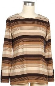 Vista Ridge Long Sleeve Striped Top