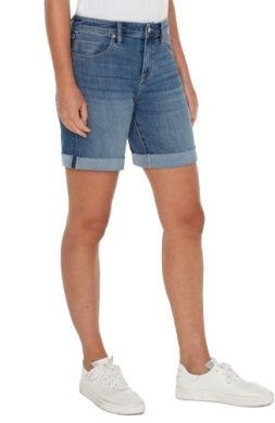 Marley Girlfriend Short W/Roll Cuff Hem