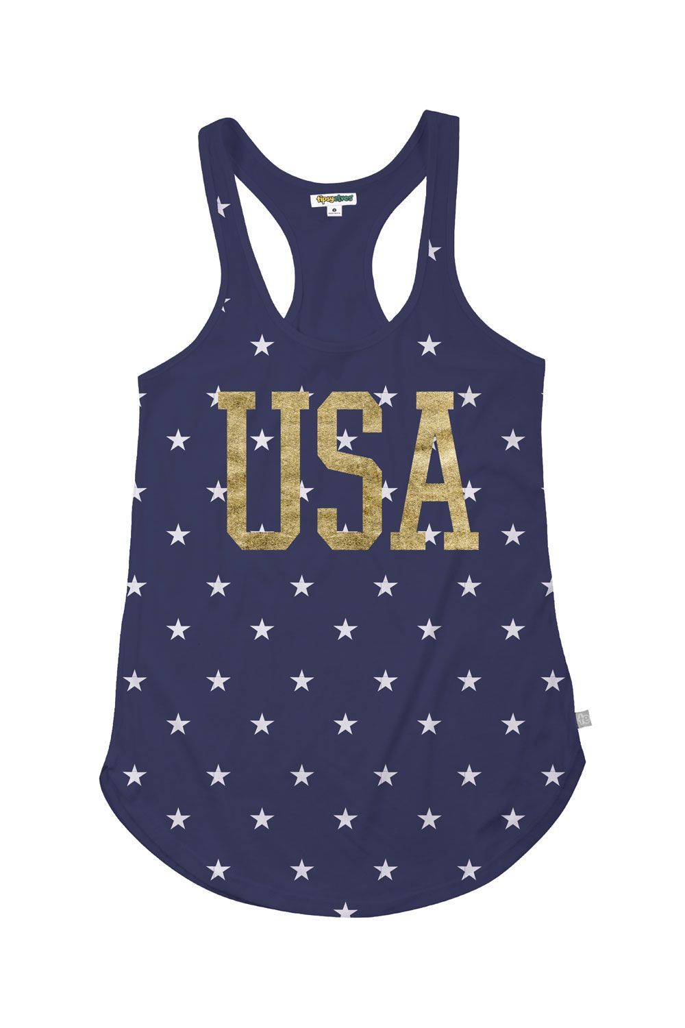 Gold Foil USA Tank Top