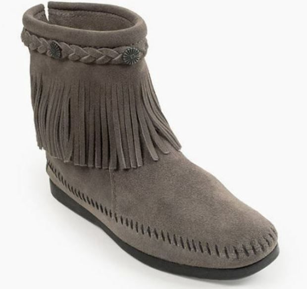 High Top Back Zip Boot