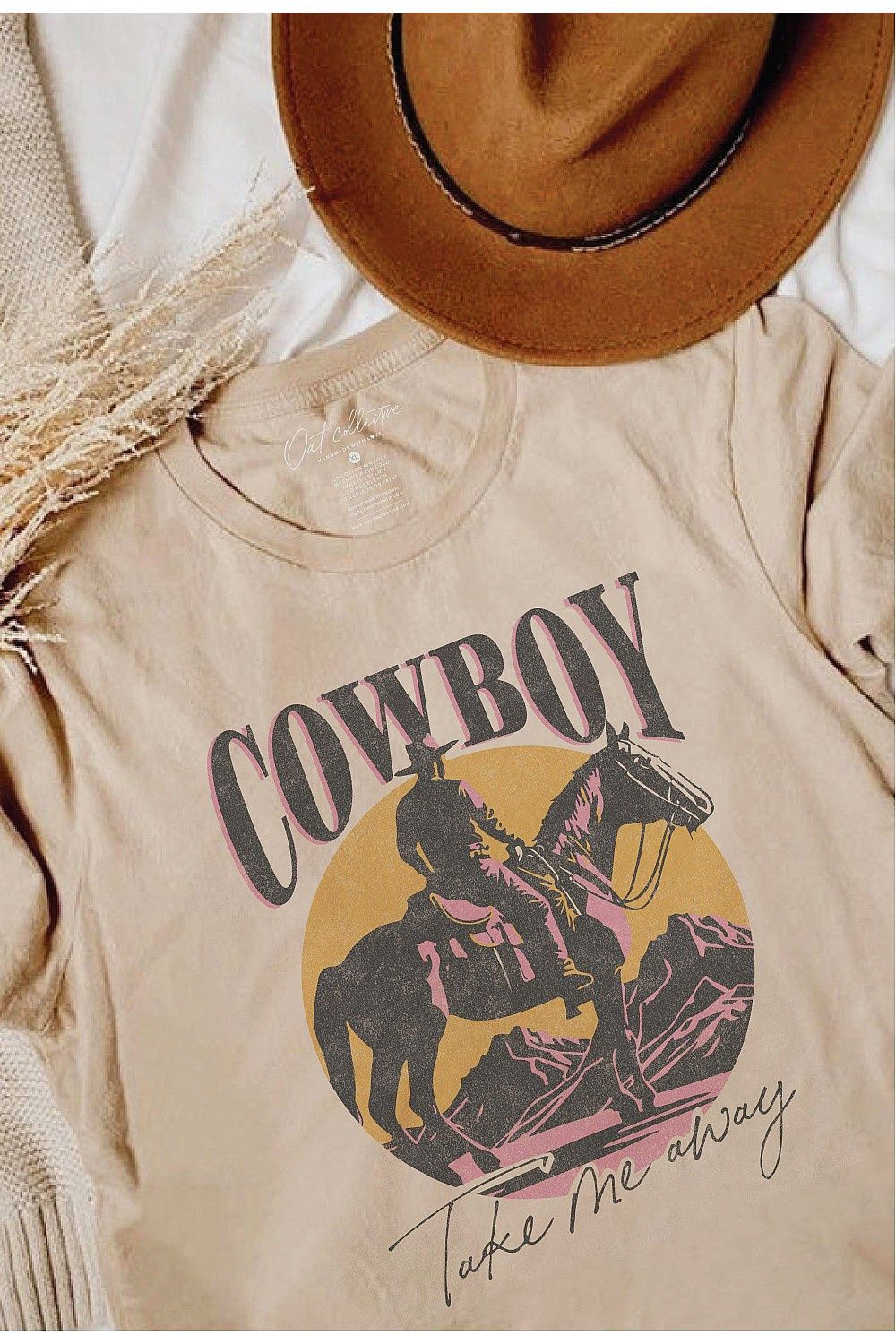 Cowboy Take Me Away Graphic T-Shirt