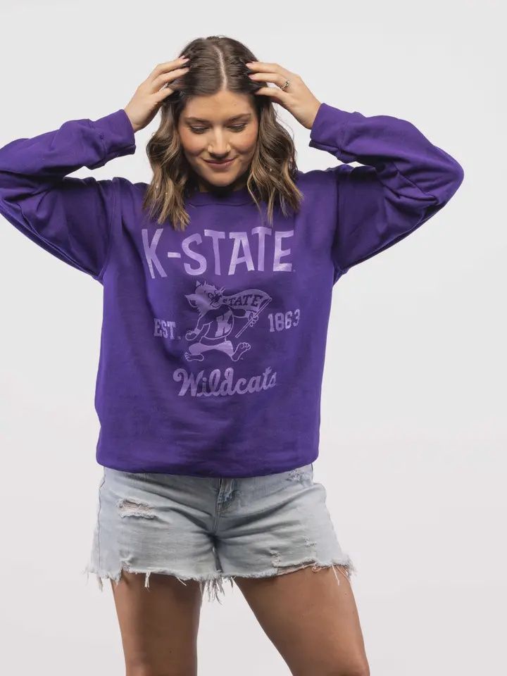 Kansas State | Vintage Willie Purple Crew