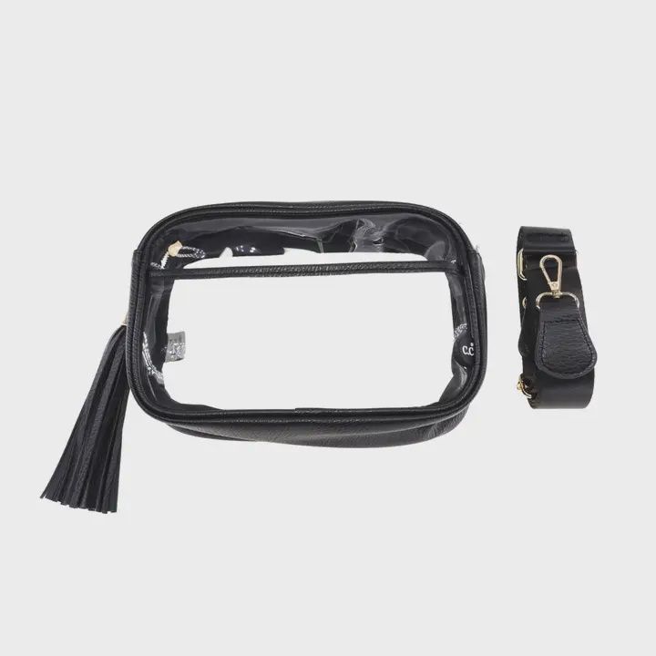 Clear Bag C.C Bag, Color: Black
