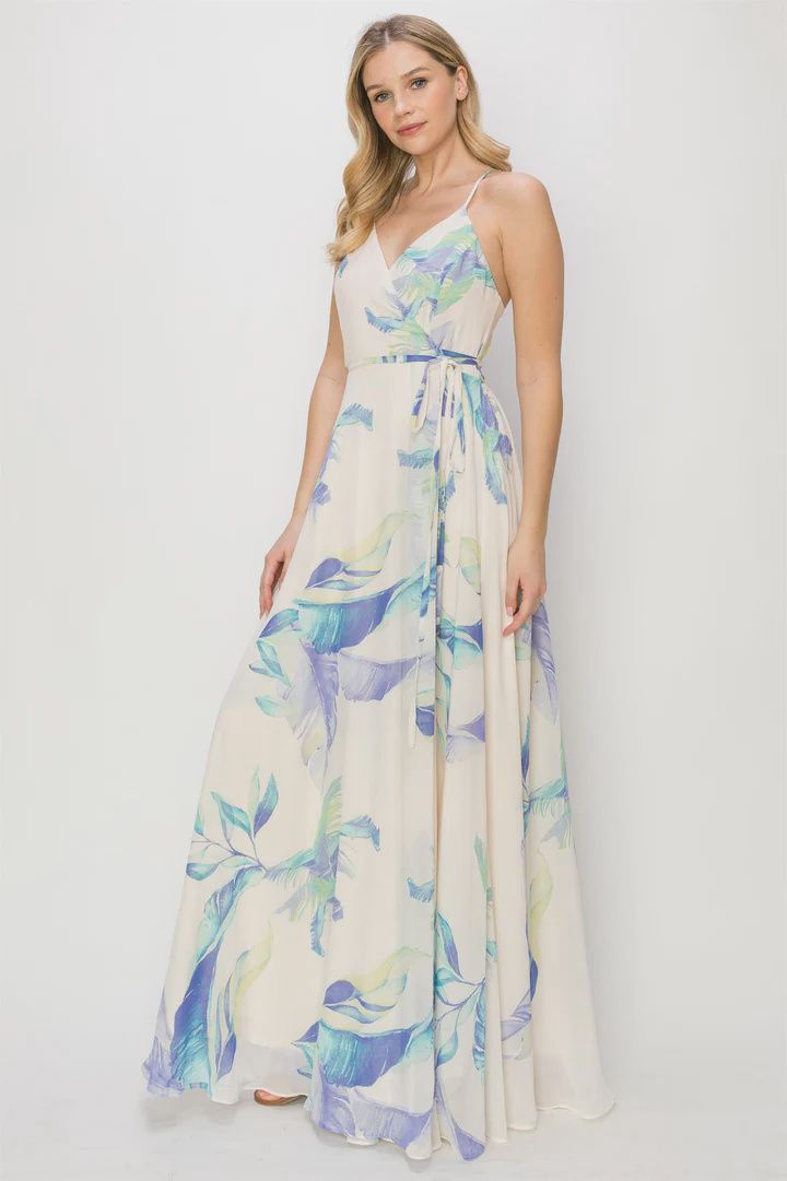 Sleeveless Wrap Maxi Dress | SALE | Over 60% Off  |  MSRP: $50